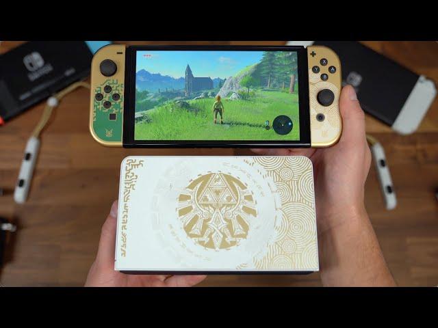 Nintendo Switch Zelda: Tears of the Kingdom OLED Unboxing!