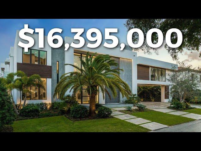 Inside a $16,395,000 Futuristic Mansion in South Florida!