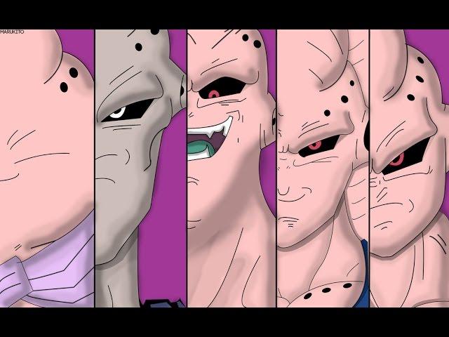 Majin Buu All Forms And Transformations