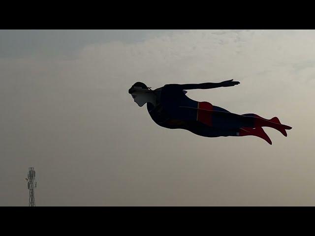 Flyguy Superman RC Plane Maiden Flight