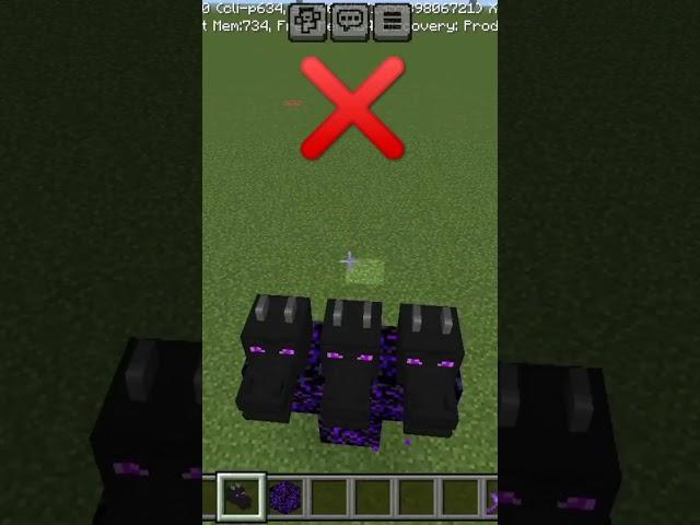 How to spawn an endoer dragon  #steveee #minecraft #memecraft #enderman #minecraftmemes