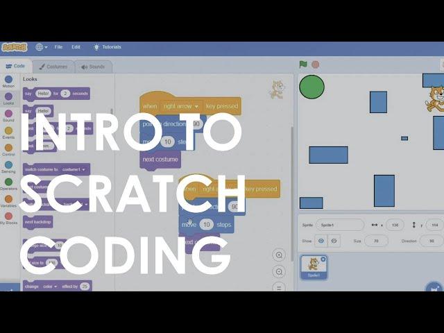 Intro to Desktop Scratch Coding | Scratch Coding for Kids