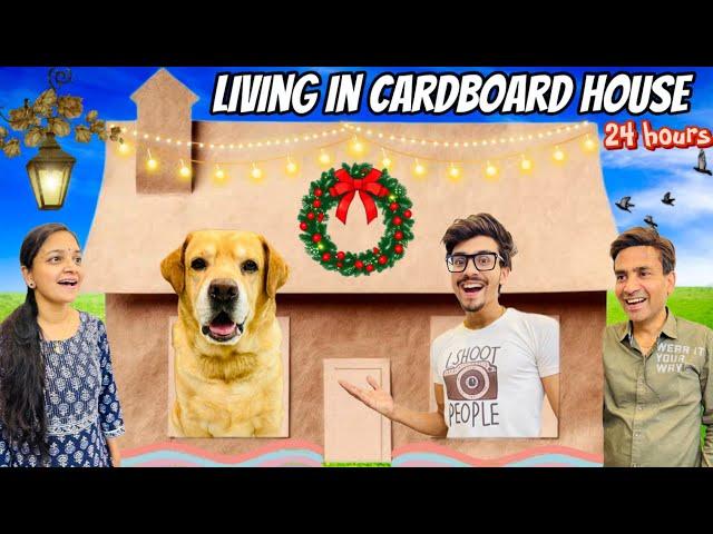 We Built A Cardboard House | Living In Cardboard House For 24 Hours | Anant Rastogi