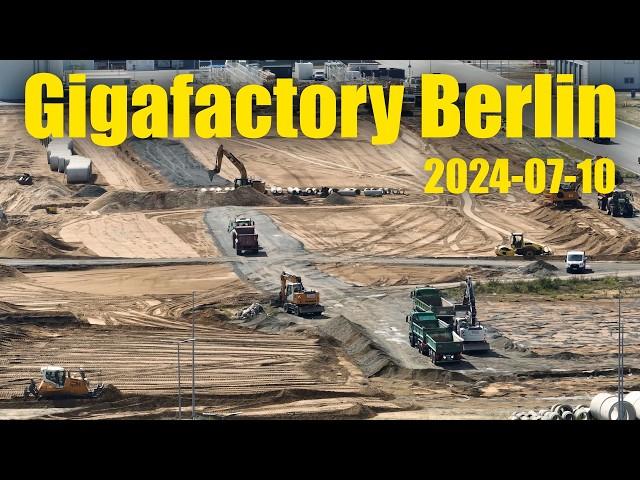 Giga Berlin | 2024-07-10 | Timelapse | Start of expansion work