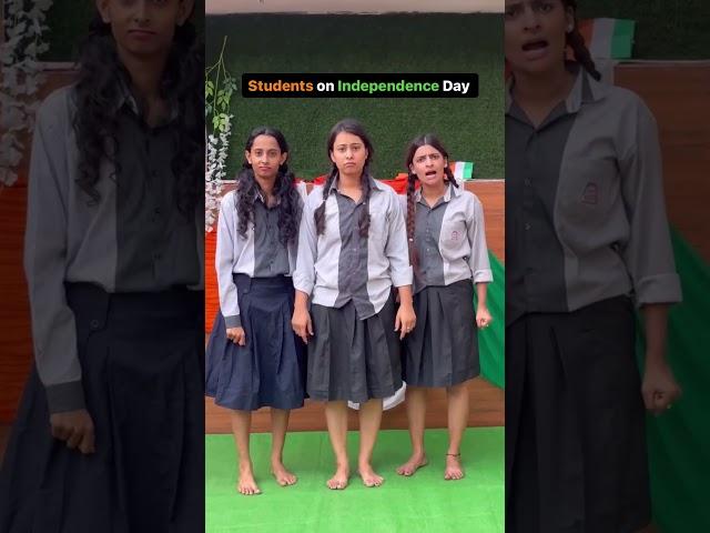 Students on Independence Day #school #shorts #independenceday ol