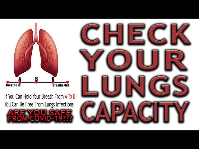 how to check your lung capacity at home without equipment