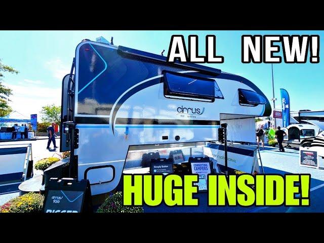 This Truck Camper RV is HUGE inside! nuCamp Cirrus 920