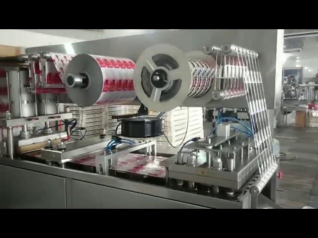 DPB 260T Blister packaging machine for packing Lollipop into Blister sheet