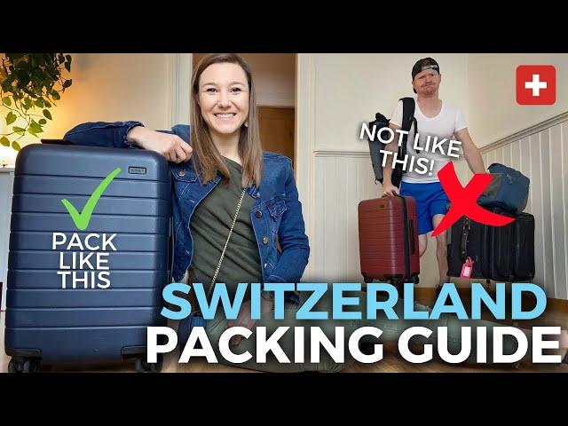 How To Pack For Switzerland in All 4 Seasons | Free Packing List, Tips & Product Recommendations