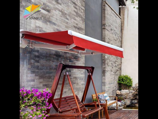 custom-made high quality retractable folding arm awnings from pro factory