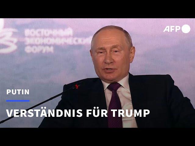 Putin: Prozess gegen Trump "politisch motiviert" | AFP