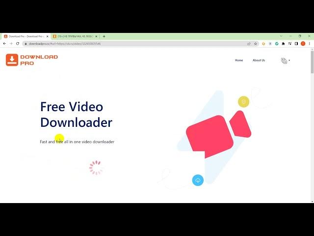 Downloadpro.cc - How to download video from ok.ru website with one click