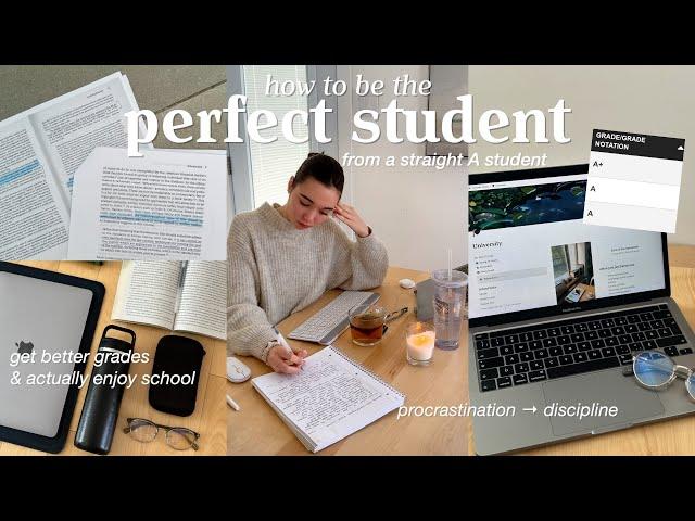 how to be the PERFECT student  organization, discipline & romanticizing school for academic success