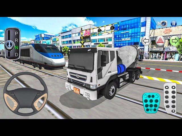 New TATA Novus Cement Truck vs Bullet Train - 3D Driving Class Simulation - best android gameplay