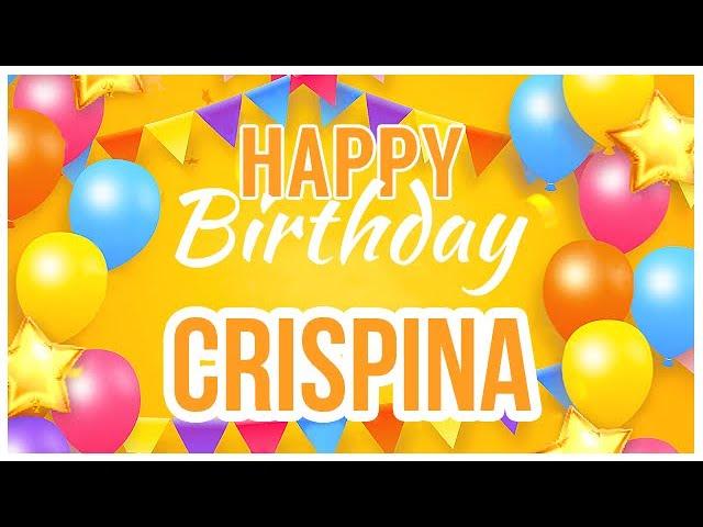  Happy Birthday Crispina!  It's Your Special Day 