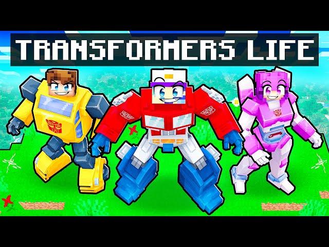 Having a TRANSFORMERS Life in Minecraft!