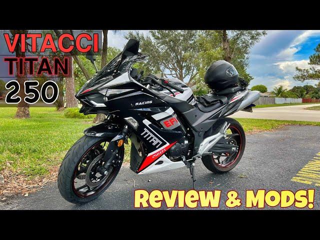 Vitacci Titan 250 - Chinese Motorcycle - [Full Review] - Max Speed - Mods & More!