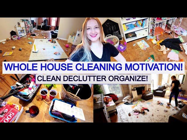 CLEANING MOTIVATION VIDEO // WHOLE HOUSE CLEAN WITH ME // PART 1