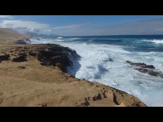 Waves near Agua Liques, El Jable, Fuerteventura (09.01.16)