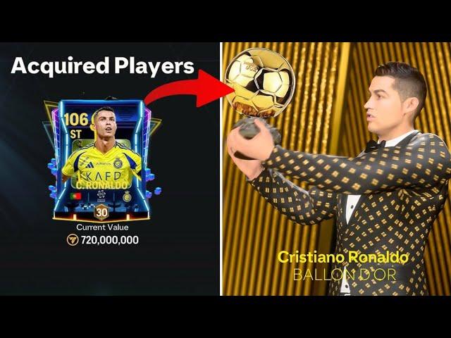 BALLON D'OR SHOCKER! Cristiano Ronaldo Takes Home the Award on FC 24 Mobile!"