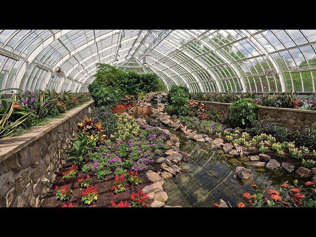 ⁴ᴷ⁶⁰ Walking Pittsburgh, PA: Phipps Conservatory and Botanical Gardens