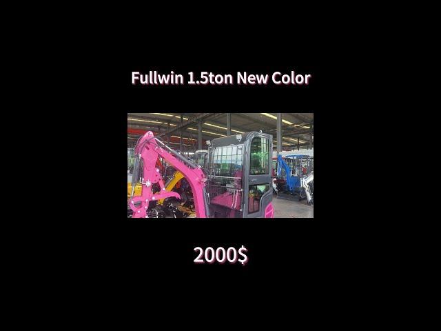 Fullwin 1.5ton Mini Excavator New Color