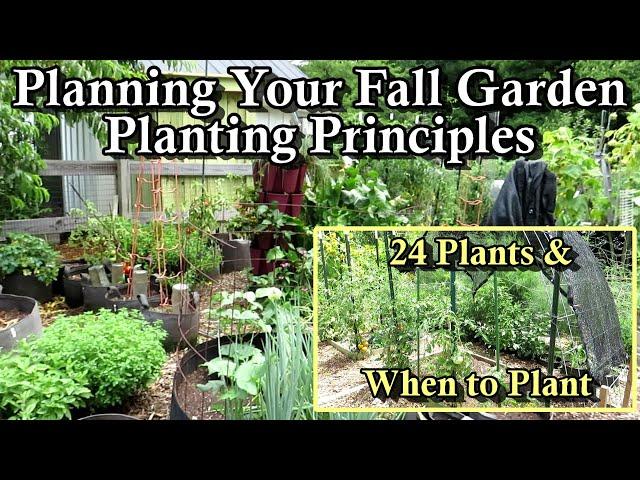 Planning and Planting  A Fall Garden & Everything You Need to Know: 24 Cool Crops to Grow