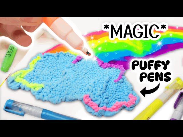 Drawing with MAGIC PUFFY PENS | Draw Your Journal Episode 13