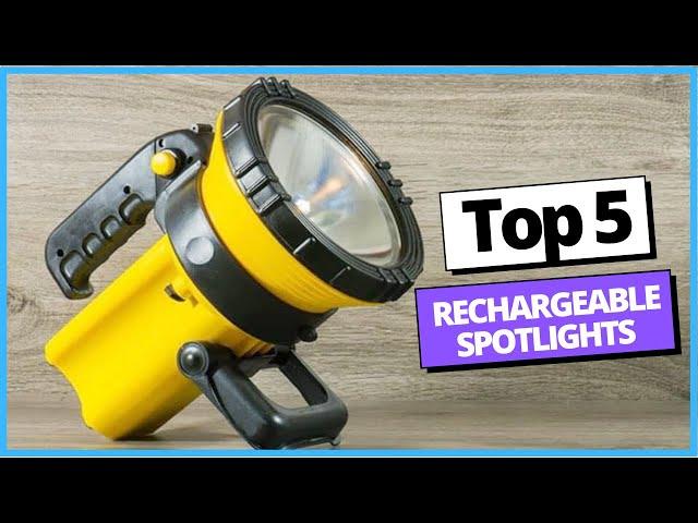 Best Rechargeable Spotlight 2021 - LONG LIGHTING DISTANCE