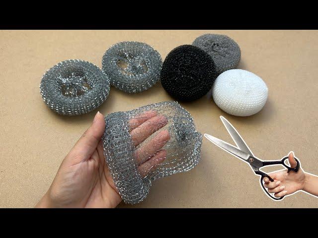 Look What I Did With the Steel Scourer! Recycle! DIY!