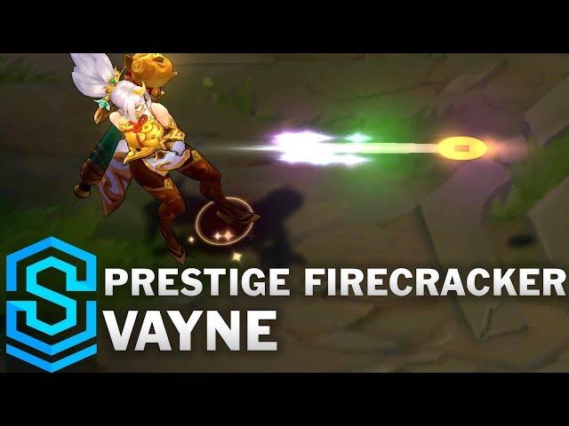 Prestige Firecracker Vayne Skin Spotlight - League of Legends