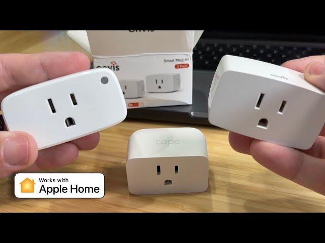 Matter Smart Plug Comparsion - Onvis vs. TP-Link Tapo vs.  Eve