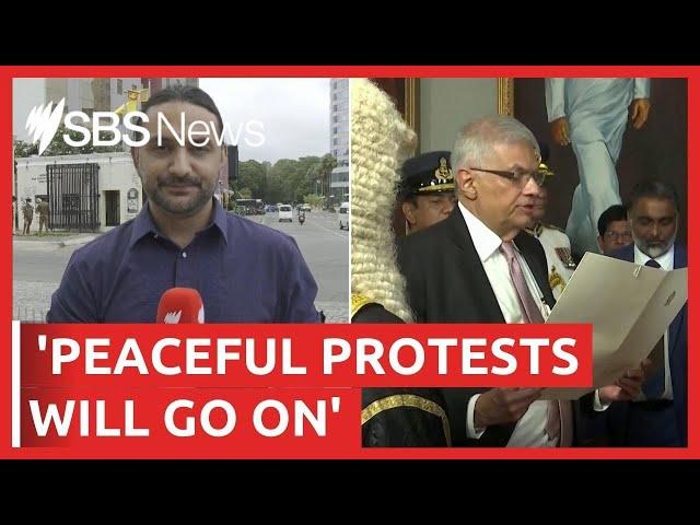 Sri Lanka's new president sworn in | SBS News