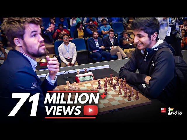 The shortest game of Magnus Carlsen's chess career!