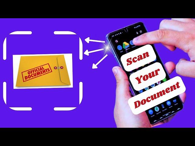 How to Scan Your Documents and Email it  | Android Phones Users |