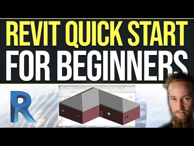 Revit Quick Start Tutorial for Beginners - Start Using Revit Now!