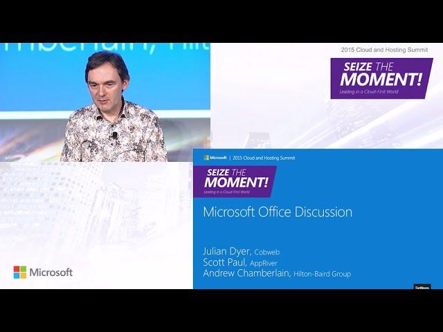 Julian Dyer, CTO, Cobweb Solutions - Seizing the Moment at Microsoft Cloud & Hosting Summit 2015