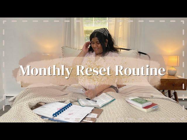 JULY RESET ROUTINE | goal setting, organizing my life for a new month, clean with me