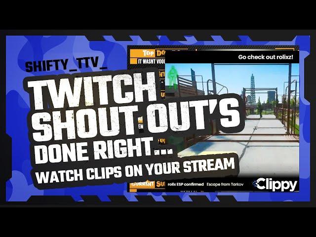 Twitch Shoutouts Done Right... Watch THEIR Clips on YOUR Stream