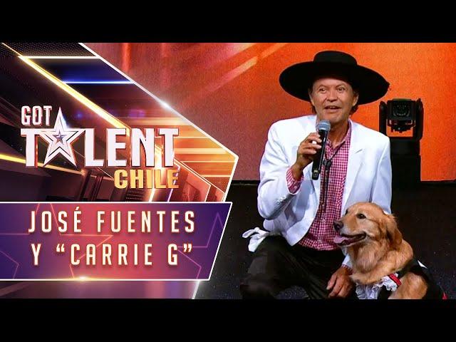 José Fuentes y la perrita “Carrie G” | Audiciones | Got Talent Chile 2024