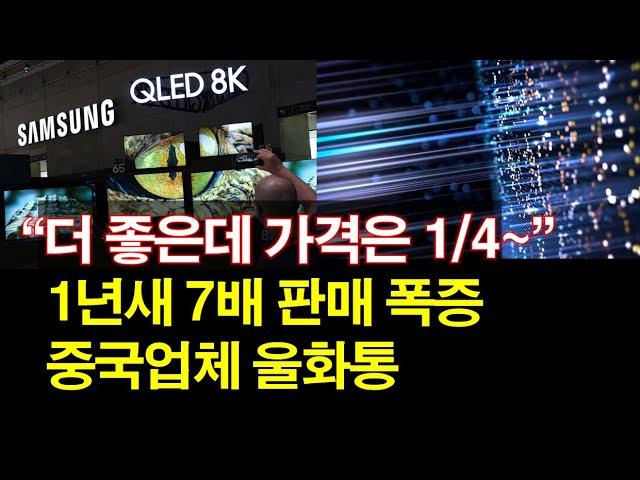 "더 좋은데 가격은 1/4~" 1년새 7배 판매 폭증~ 중국업체 울화통
