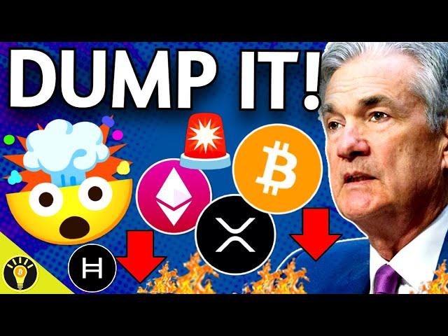 CRYPTO BULL MARKET OVER? BITCOIN & ALTCOINS DUMP ON FED RATE CUT NEWS!