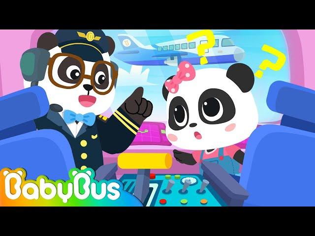 First Time on an Airplane | Little Baby Panda World10 | Nursery Rhymes | Kids Songs | BabyBus