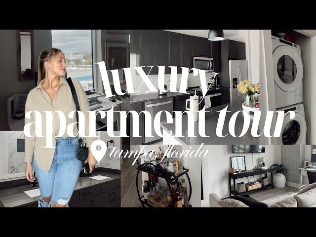 LUXURY APARTMENT TOUR in TAMPA, FL!  ️ 1 bedroom, 1 bath - (rent included)