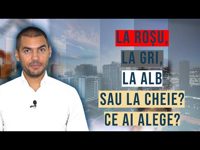 La roșu, la gri, la alb, la cheie - ce înseamnă fiecare? | #pastiladeimobiliare 104