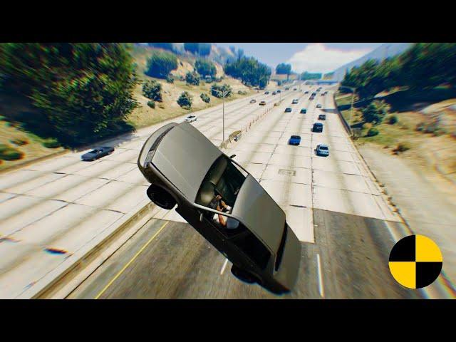 GTA 5 Real Car Crash Test V.I 52