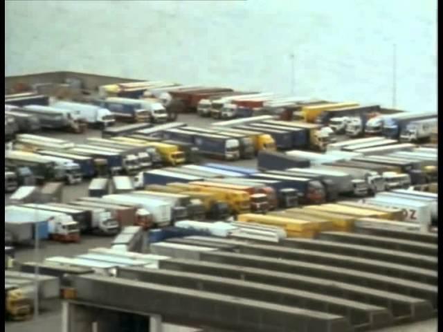 Dover Docks & Dover Truck Park 1994.