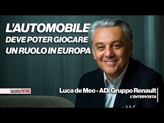 Renault, Luca de Meo: "Auto elettrica, affrontare i problemi nel 2025, non nel 2035"