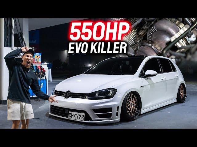 This Is Why You Need A Big Turbo VW Golf R: 550HP Hot Hatch