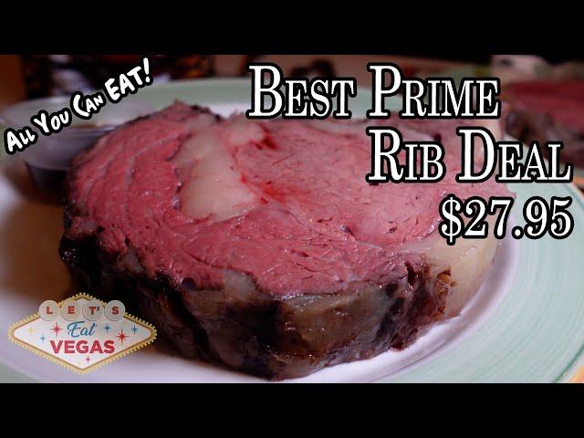 The Best Prime Rib deal in Vegas! 